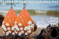 Glittery Leopard Teardrop Sparkle: Sublimation Charms Product Image 1