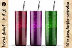 20 Oz Abstract Skinny Tumbler Bundle 10.6 Packs In One Product Image 4