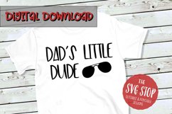 Dads Little Dude | Kids Valentine T-Shirt SVG Product Image 1