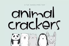 Animal Crackers - A Fun Handwritten Font - Free Font of The Week Product Image 1