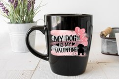 Valentines Dog Sublimation Design in PNG Format Product Image 4