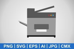 Vector Copy Machine Icon Product Image 1