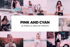 20 Pink and Cyan Lightroom Presets &amp; LUTs Product Image 1