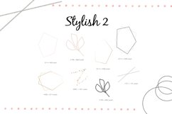 20 Hand Drawn Stylish 2 Abstract Clip Art Bundle Product Image 2