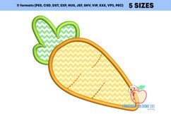 Green and Red Carrot Applique Product Image 2