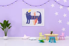 Cat SVG. Funny Cat. EPS. SVG. JPG. PNG. Product Image 2