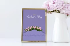 Mother's Day greeting cards AI,EPS,PNG,JPEG Product Image 2