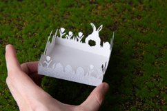 Easter Tray SVG | Paper Cut SVG | Easter Candle Holder Product Image 5