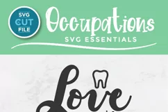 Dental hygienist - a dentist svg design with tooth Product Image 5