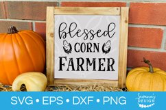 Blessed Corn Farmer SVG Corn Farmer SVG Maize SVG Corn SVG Product Image 1