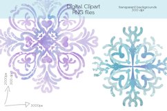 Snowflakes Clipart - PNG Files Product Image 2