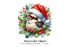 Kookaburra Wreath Clipart PNG Australian Bird Product Image 1