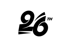 26th anniversary logo template number creative design Product Image 1