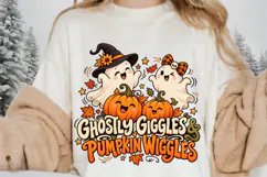 Ghostly Giggles and Pumpkin Wiggles Halloween Sublimation Product Image 3