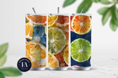 Citrus tie dye Digital paper, fruit tie dye pattern Product Image 2