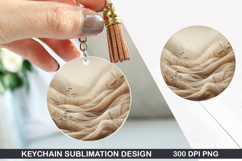 Mountains Keychain Sublimation - Spring Keychain PNG Design Product Image 1