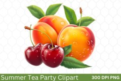 Summer Tea Party Clipart Bundle Product Image 18