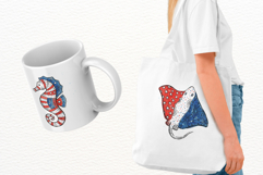 4th of July Undersea Life Clipart Product Image 3