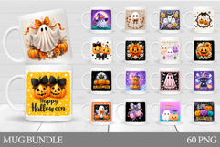 Halloween Mug Bundle. Halloween Mug Sublimation Product Image 1