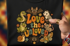 Love The Unloved Quotes Clipart Bundle | Unloved Animals PNG Product Image 2