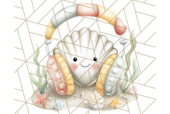 Sea Animal Clipart for Kids PNG, Ocean Animals Clip Art Png Product Image 3