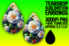 Cute Teardrop Design for DIY Projects , Flowers Product Image 1