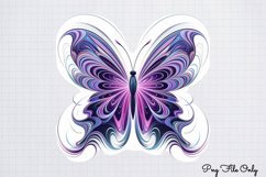 Smoke Butterflies Clipart PNG Product Image 1