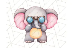 Jungle Safari Animals PNG Cute Pastel Wild Animal Clipart Product Image 3