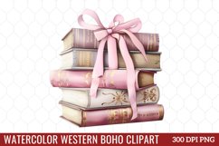 Watercolor Western Boho Clipart Product Image 1