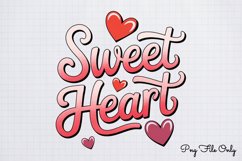 Retro Valentine Sublimation Bundle PNG Product Image 8