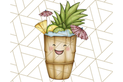 Tropical Tiki Friends PNG Clipart, Cute Summer Art Product Image 3