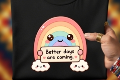 Mental Health Self Care Clipart PNG | Kawaii Affirmation Product Image 2