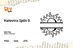 Halovira Split Monogram Product Image 1