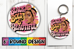 Joyful Moments Car Coaster, Black Woman Product Image 1
