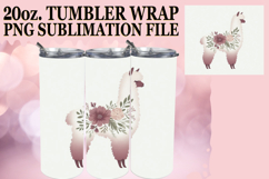 Radiant memories 20oz tumbler wrap, Flower Animals Product Image 1