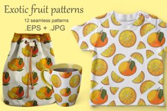 Oranges. Seamless pattern for kitchen, restaurant or shop Product Image 1