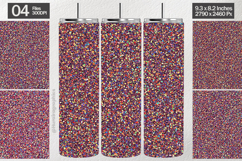 Multiple Glitter Tumbler Wrap| Tumbler Sublimation Product Image 1