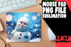 Unique 3D Inflated Holiday Mouse Pad Sublimation Art Product Image 1