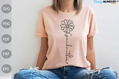 Grandmother Flower SVG Design/ Mother's Day SVG Cut Files Product Image 2