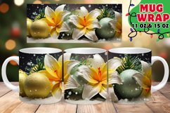 Snowy Fantasy Christmas Mug Sublimation, 11oz &amp; 15oz Product Image 1