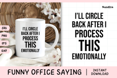 Funny Office Saying SVG | I'll Circle Back Product Image 1