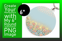 Gorgeous Circle Design Keychain PNG , Leopard Print Product Image 1
