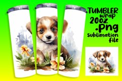 Joyful Watercolor Tumbler Wrap Creation Product Image 1