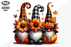 Halloween Gnomes Sublimation - Clipart PNG Design Product Image 1