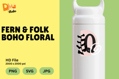 Fern &amp; Folk Boho Floral Monogram Product Image 1