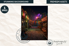 Horrific Carnival Backdrop Creepy Circus Halloween Product Image 1