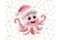 3D Under the Sea Christmas Clipart, Ocean Christmas PNG Product Image 3