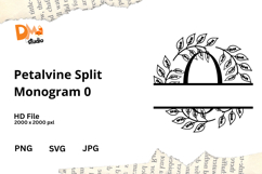 Petalvine Split Monogram Product Image 1