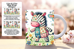 Classic 11oz Mug Wrap Png Design , Animals Product Image 1