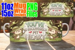 Radiant smiles 11oz 15oz mug wrap, Love Product Image 1